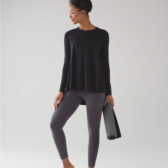 lululemon athletica Tops - Lululemon Acadia Women’s Black Long Sleeve Top